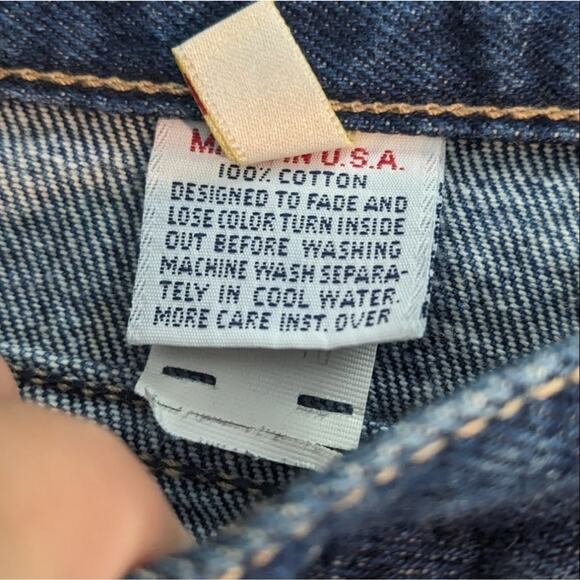 CLEARANCE Calvin Klein Vintage High Rise Dark Wash Ladies Jeans 10 - Picture 7 of 12